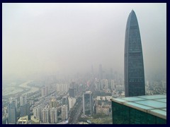 Views of KK100 and Shenzhen from Shun Hing Square. See more in the skyline section.